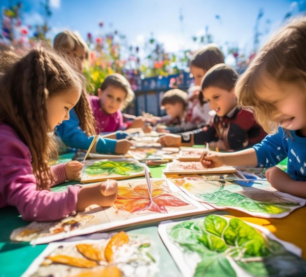 小学科技活动方案，创意叶画，用自然之笔绘生活之美